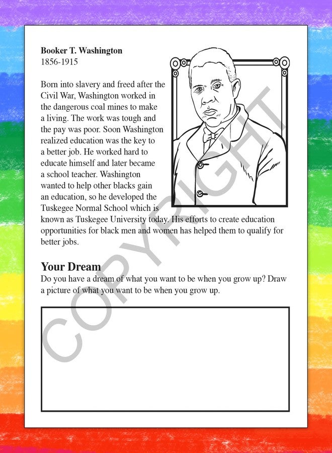 ZOCO - Black History - Educational Coloring Books (25 Bulk Pack, Without Crayons) - African American History Month Handout - Games, Puzzles, Activities for Kids - Image 4